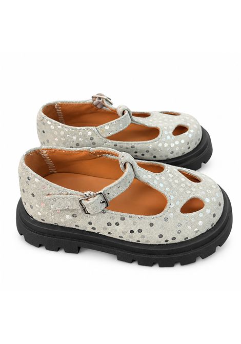 Ballerina con suola carrarmato ELI 1957 | 29003PIEL POWDER PERLA